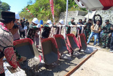 Forkompinda dan Dandim 0714/Salatiga: Doa Bersama Sebelum Lakukan Pengecoran Jalan Desa Cukil