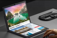 Canggihnya Huawei MateBook Fold, Laptop Futuristik Layar Lipat Pertama dengan HarmonyOS 5