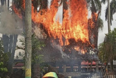 Rumah Adat di Area Monumen Sisingamangaraja XII Terbakar, Polisi Masih Lakukan Penyelidikan