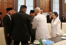 Momen Hangat Prabowo Ajak Gibran Salami Megawati-Try Sutrisno Terekam Kamera Peringati Hari Lahir Pancasila