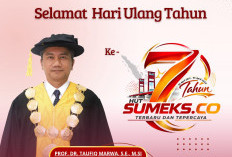 Universitas Sriwijaya: Selamat Hari Ulang Tahun ke-7 SUMEKS.CO Tahun 2026