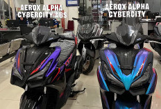 Aerox Cyber City Dibandrol Rp34 Juta OTR Jakarta, Kokpit Speedometer Sudah Full Digital Tampilan Sporty 