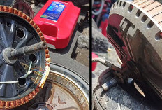 Motor Listrik Apakah Aman di Jalan Berlubang? Ternyata Tantangannya Ada Pada Ban Jangan Kurang Angin?