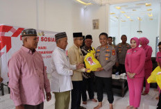 350 Paket Bansos Didistribusikan Polres Ogan Ilir ke Berbagai Elemen, Semarak HUT Bhayangkara ke-79 Tahun 2025