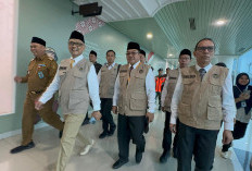 Menteri Haji Lepas Keberangkatan Jemaah Haji Kloter 9 Embarkasi Palembang Melalui Bandara Internasional SMB II