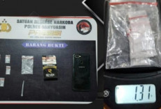 Polisi Bekuk Pengedar Sabu di Penginapan Talang Kelapa Banyuasin