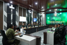 Sejumlah Yon TP Segera Dibangun di Kodam II/Sriwijaya, Dandim 0402/OKI Hadiri Paparan Penyiapan Lahan