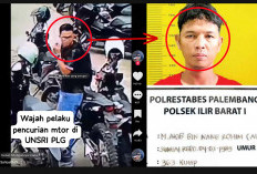 Pelaku Curanmor di Parkiran Unsri Bukit Ternyata Akib, Rekor Beraksi di Banyak TKP