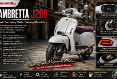 Lambretta J200 Tampil Memikat, Skuter Klasik Modern dengan Panel TFT dan Rem ABS, Siap Mencuri Perhatian