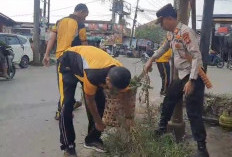 Polisi Turun Tangan Bersihkan Kota, Program BELIDA Sasar Jalan dan Permukiman di Prabumulih