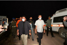Gubernur Sumsel dan Bupati OKI Bermalam di Posko Karhutla, Semangati Petugas Pemadam
