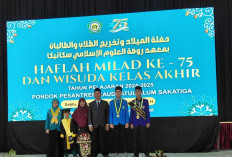 Langka…4 Anak Profesor Wisuda Barengan di Pondok Pesantren Raudhatul Ulum Sakatiga Ogan Ilir