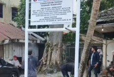 Tanah di Jalan Veteran Palembang Tak Pernah Dijual, Ahli Waris Saidina Oemar Pasang Plang Klaim Kepemilikan 