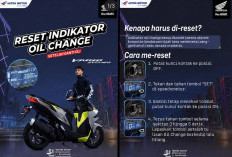 Honda Sumsel Bagikan Langkah Reset Indikator Oil Change Honda Vario 160, Mudah Dilakukan Sendiri di Rumah