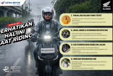 Honda Sumsel Bagikan Tips Aman Berkendara Saat Musim Hujan, Ingatkan Pengendara untuk Lebih Waspada di Jalan