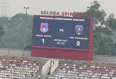 Sumsel United Unggul 1-0 atas PSPS Pekanbaru di Babak Pertama, Gol Cepat Subhi Jadi Pembeda di Jakabaring