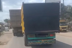 Truk Tanpa Nopol Diduga Tabrak Pengendara Motor di Simpang Bandara Kini Diburu Polisi 