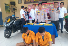 Rekor 20 TKP Curanmor di Palembang, 2 Sekawan Terciduk Akibat Suka Gonta-Ganti Motor