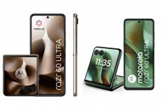 Motorola Razr 60 Ultra Disupport Layar Luas Teknologi LTPO AMOLED dengan Refresh Rate 165Hz
