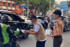 DPW LDII Sumsel Bagikan 1.500 Takjil Gratis di Monpera Palembang, Serentak Se-Sumatera Selatan