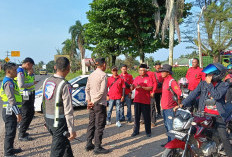 Buruh Kasbi OKI Sampaikan Aspirasi Hari Buruh ke Palembang, Ini Pesan Polsek Teluk Gelam