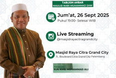 Ayo Hadiri Tabligh Akbar, Peringatan Maulid Nabi Muhammad SAW di Masjid Raya CGC Palembang
