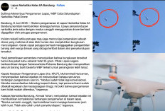 Canggih, Napi Lapas Jelekong Order Pasokan Narkoba Dikirim Pakai Drone   
