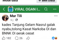 Viral di Medsos, Kades Tanjung Gelam Ogan Ilir Dituding Sering Nyabu, Minta Polisi dan BNN Gerak Cepat