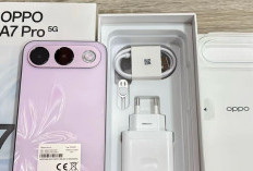 OPPO A7 Pro Wajar Disebut HP Cantik, Makin Menawan Saat Motif Kelopak Bunga Berkilau Terkena Cahaya 