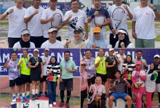Prestasi Gemilang, Tim Tenis Lapangan Pemkot Palembang Borong Medali di Porprov Korpri Sumsel 2025