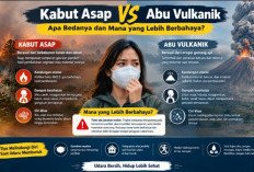 Kabut Asap vs Abu Vulkanik, Mana yang Lebih Berbahaya bagi Kesehatan?