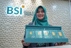 Harga Emas Merangkak Naik, BSI Pastikan Stok Emas Aman