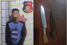 Petani Asal Muara Enim Terjaring Razia di Jalan Desa Bakung Ogan Ilir, Bawa Sajam yang Disimpan di Pinggang