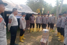 Perkuat Penanganan Karhutla, Dir Samapta Polda Sumsel Cek Posko BKO di Pedamaran Timur