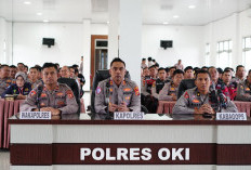 Tingkatkan Kemampuan Personel, Polres OKI Latihan Pra Jelang Ops Ketupat Musi