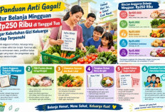 Anti Gagal! Atur Belanja Mingguan Rp250 Ribu di Tanggal Tua, Gizi Keluarga Tetap Terjaga