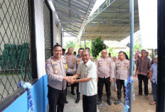 Sambut Hari Bhayangkara ke-80 Kapolres OKI Resmikan MCK Dukung Aktivitas Warga dan TK TPA