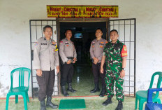 Personel TNI dan Polri Lakukan Pengamanan Kegiatan Umat Kristiani di Sejumlah Gereja di Kabupaten OKI