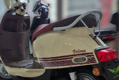 Bergaya Retro Klasik Mirip Vespa, Moped  Velora SunRace Bertenaga Motor 1400W 