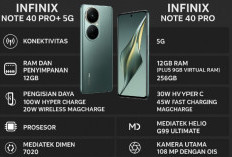 Gahar dan Canggih! Infinix Note 40 Pro+ 5G Tampil Lebih Unggul dari Versi Biasa, Ini Bedanya