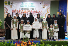 Wujud Komitmen Kepedulian Sosial, Pertamina Patra Niaga Kilang Plaju Santuni 111 Anak Yatim di Sekitar Ring 1