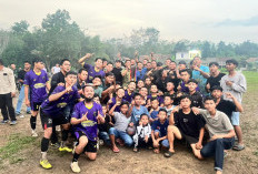 Satgas TMMD dan Desa Pematang Sukatani OKI Raih Juara Turnamen Sepakbola Antar Desa