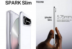 Desain Ultra Tipis Tecno Spark Slim Jadi Pilihan HP Minimalis Nyaman Digunakan 