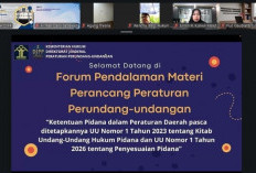 KUHP Nasional Berlaku, Kemenkum Babel Perketat Rumusan Sanksi Pidana dalam Peraturan Daerah