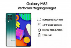Samsung Galaxy M62: HP RAM Besar dengan Harga Terbaik Spek Dewa Chipset Exynos 9825! INI Spesifikasinya