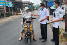 Antisipasi Lonjakan ISPA, Dinkes OKI Distribusikan 32.200 Masker ke Pelayanan Kesehatan dan Publik