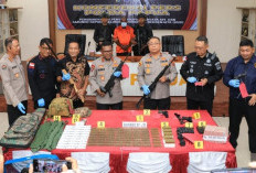 Gagalkan Perdagangan Senjata ke KKB, Polisi Amankan Senjata dan Ratusan Amunisi