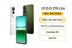 iQOO Z10 Lite Menggunkan Layar P3 Wide Color Gamut, Cocok untuk Gaming dan Streaming dengan Desain Bezel Tipis