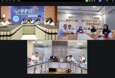 Tingkatkan Tata Kelola Arsip, Kanwil Kemenkum Sumsel Ikuti Pengawasan Daring