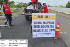 Perbaikan Infrastruktur di Jalan Tol Kayuagung-Palembang Dipercepat Jelang Nataru